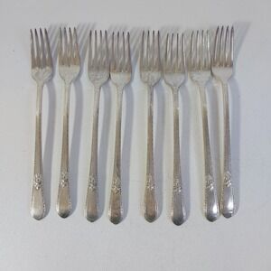 Adoration by 1847 Rogers Bros. IS 1930 Grille Fork 7 3/4" Silverware flatware